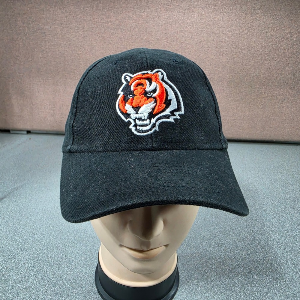 Reebok Cincinnati Bengals Hat Mens OSFM Black Excellent Embroidered NFL Cap